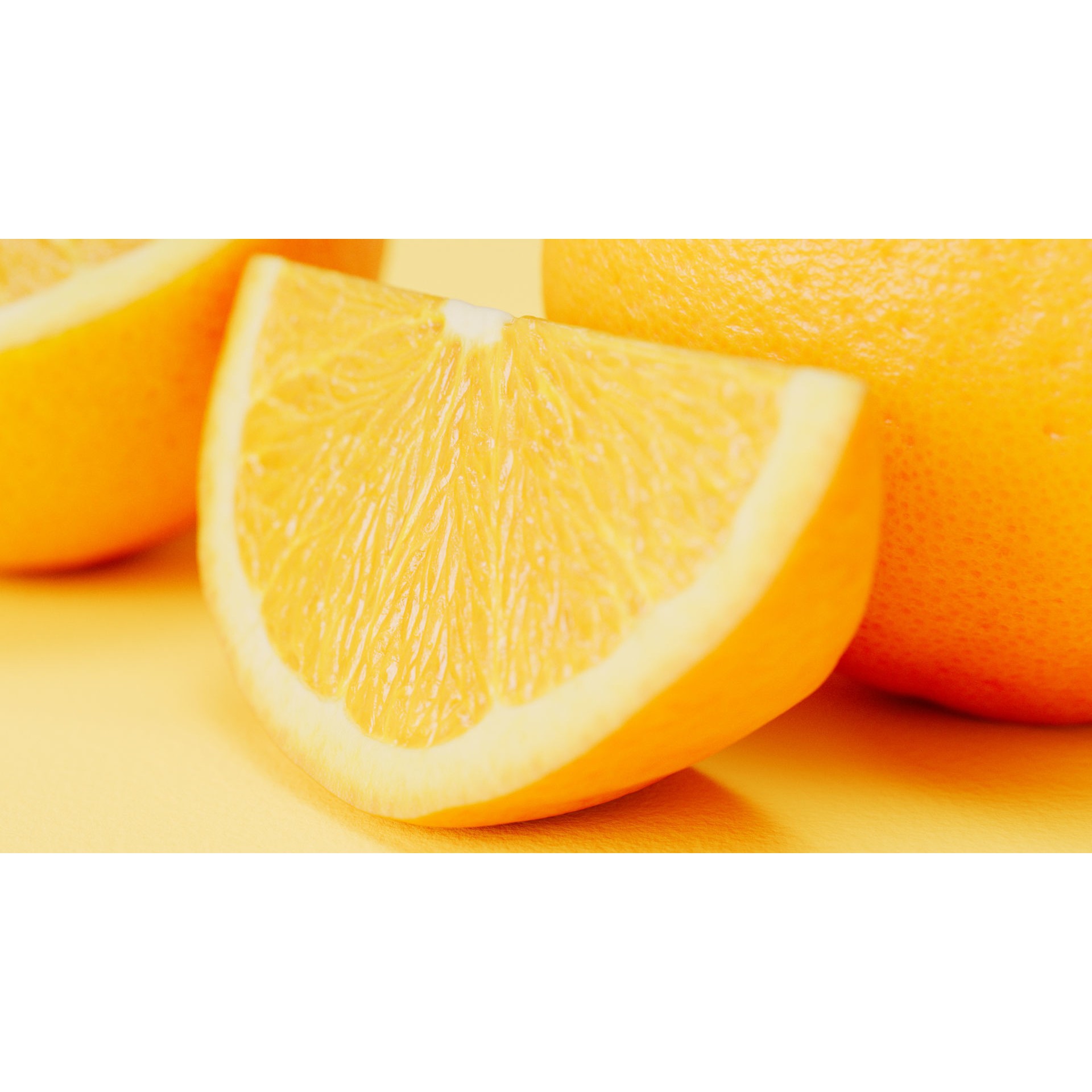 Photorealistic Orange - Game-Ready 3D Model - View 8