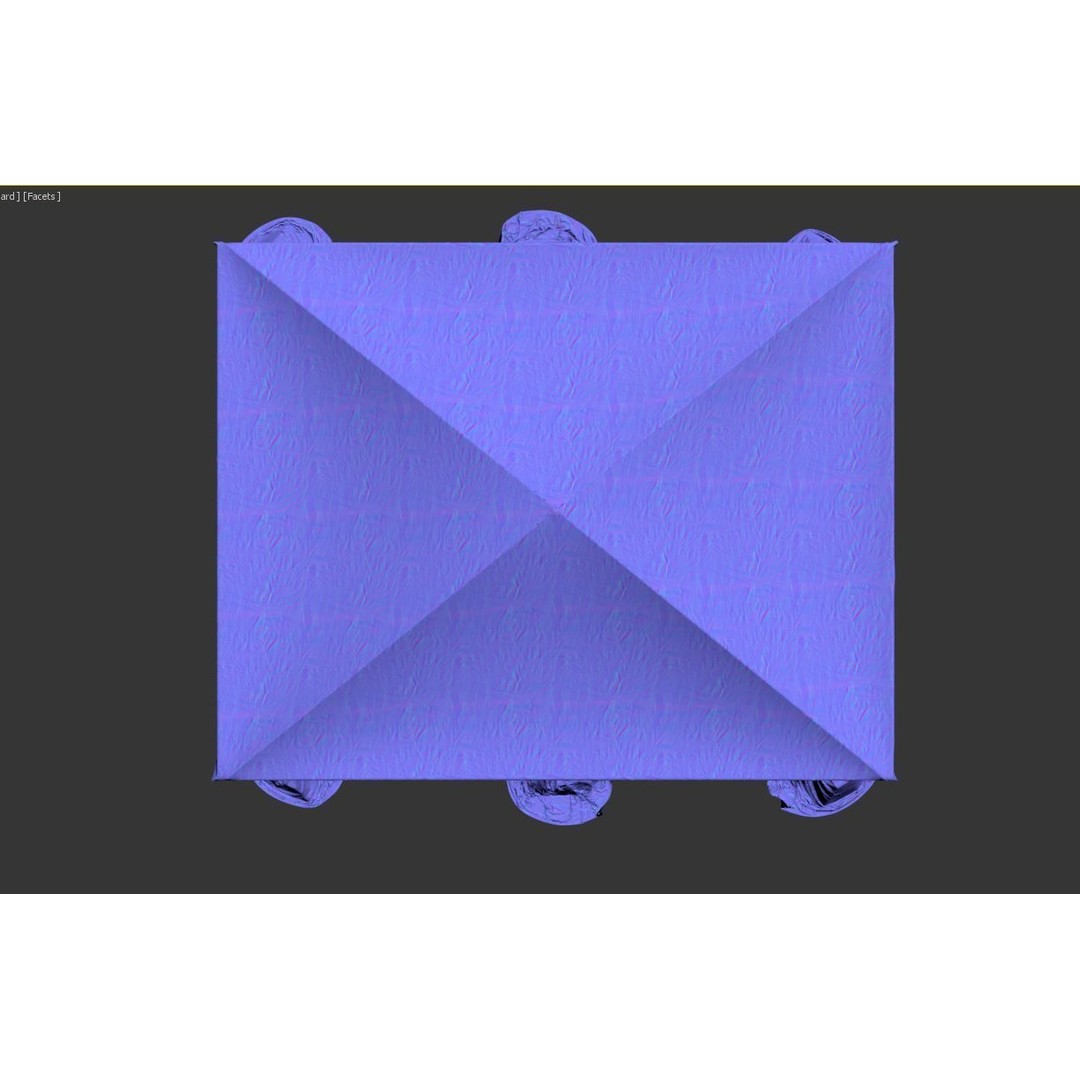 Tent Curtain 3D Model – Detailed Canopy Asset for Outdoor Scenes - View 13