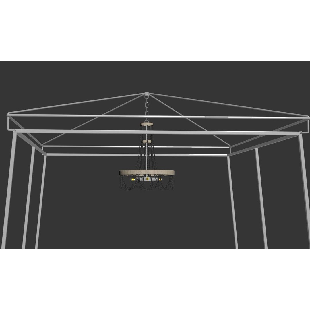 Tent Curtain 3D Model – Detailed Canopy Asset for Outdoor Scenes - View 21
