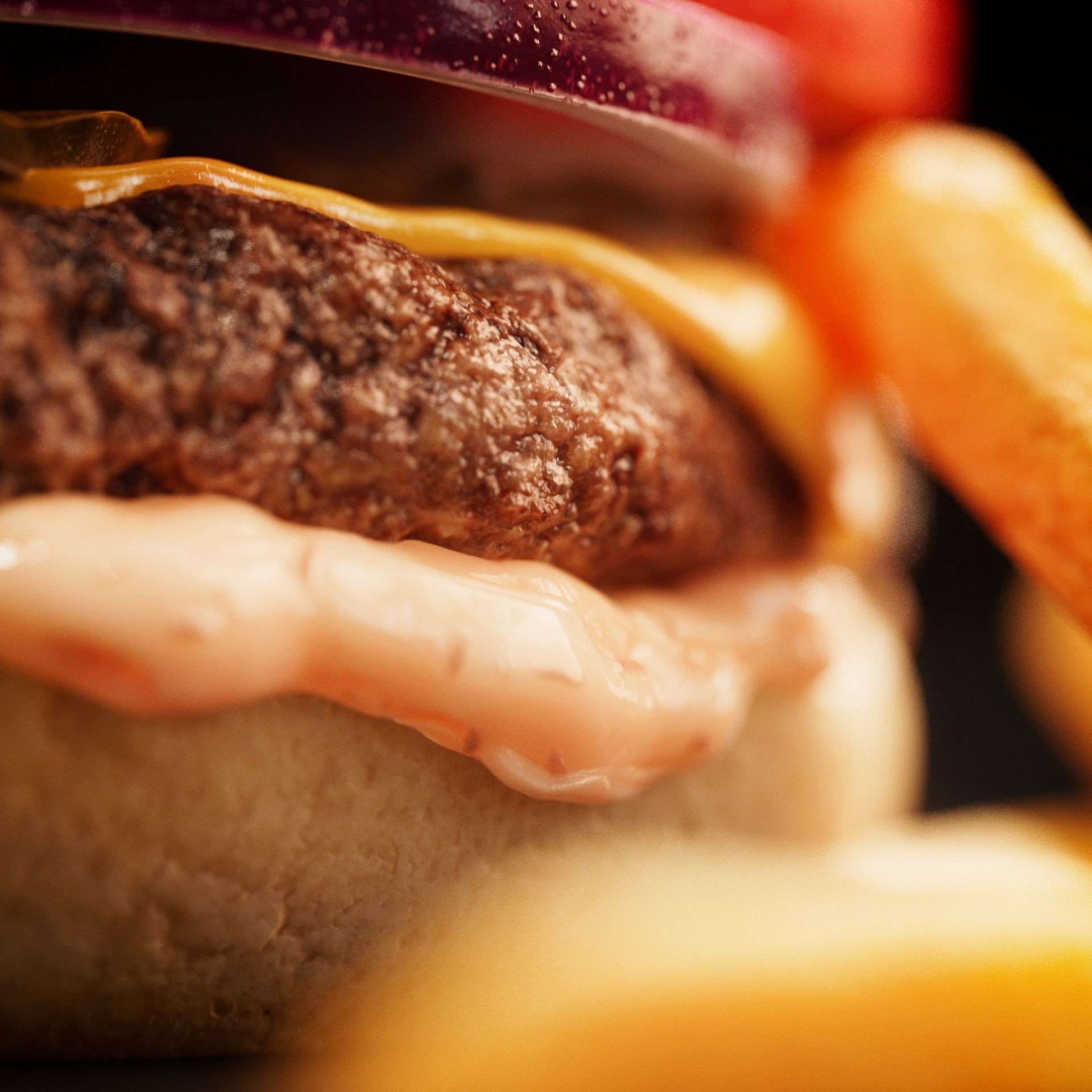 Burger - Low-Poly Game-Ready 3D Model - View 7