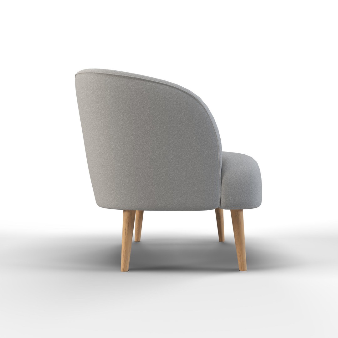 IKEA Fabric Armchair 3D Model – Low Poly PBR Furniture Asset, FBX - View 5