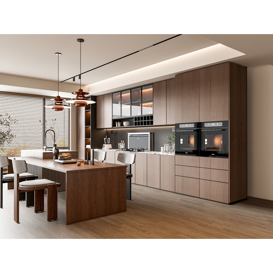 Modern Kitchen 3D Model – Photorealistic Interior Scene, Blender, FBX - View 12