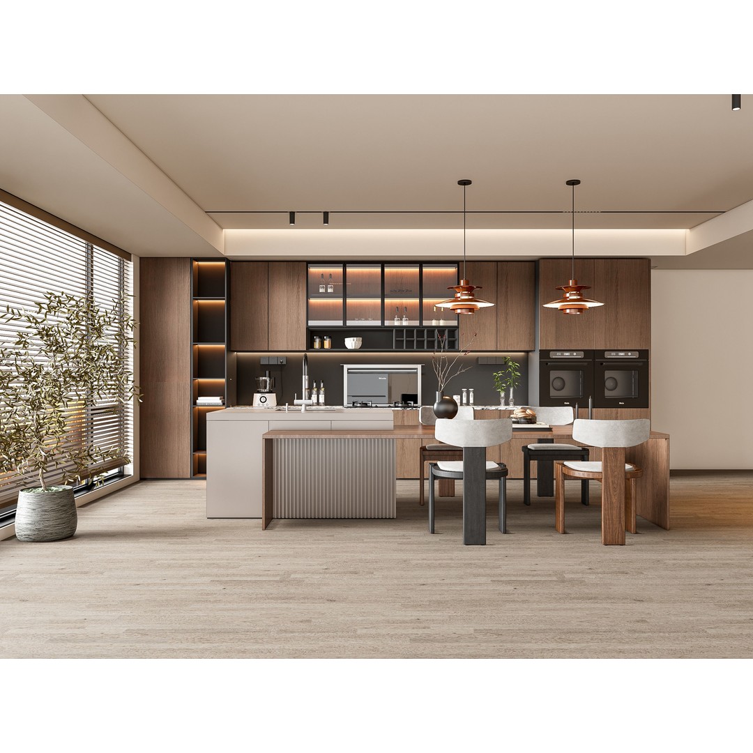 Modern Kitchen 3D Model – Photorealistic Interior Scene, Blender, FBX - View 15