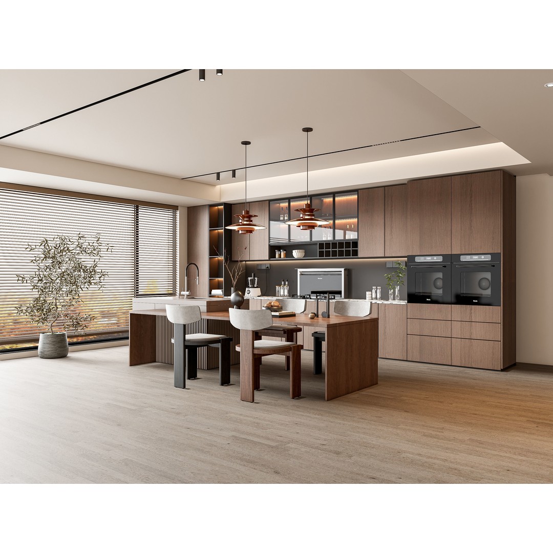 Modern Kitchen 3D Model – Photorealistic Interior Scene, Blender, FBX - View 18