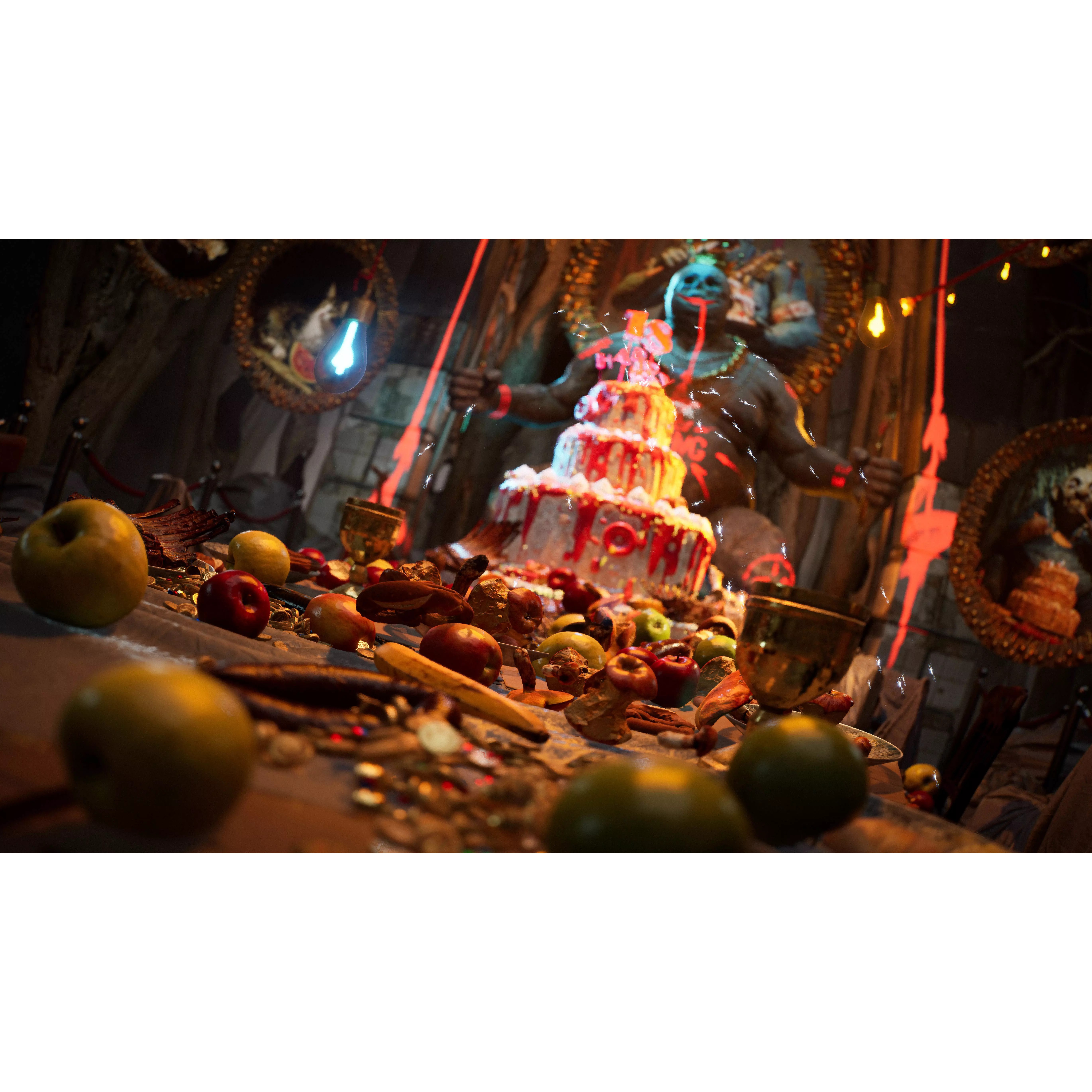 Birthday Feast Horror Environment - Low-Poly Game-Ready 3D Model - View 10