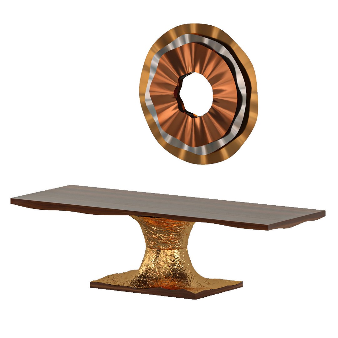 Mellow Colors 3D Model – Luxurious Furniture Set with PBR Textures - View 11