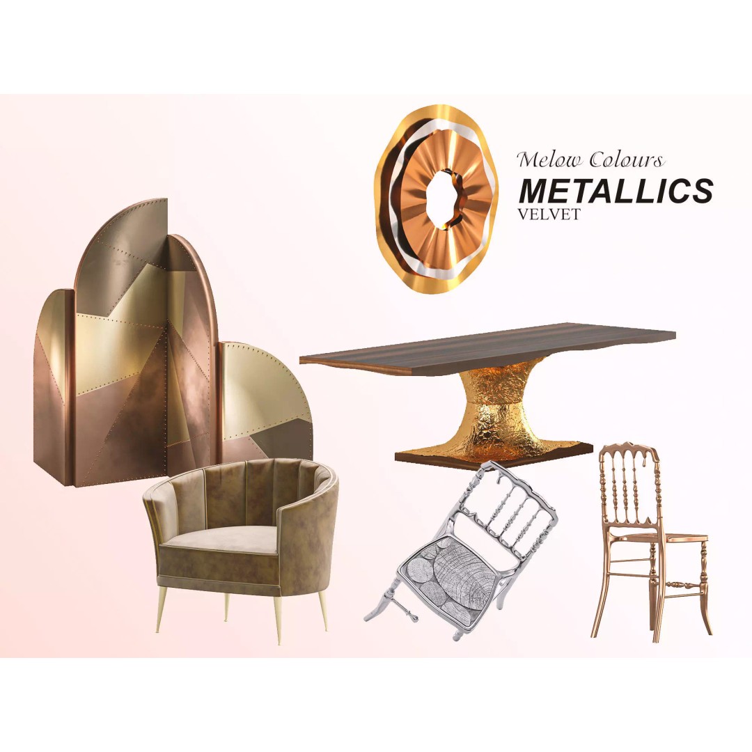 Mellow Colors 3D Model – Luxurious Furniture Set with PBR Textures - View 2