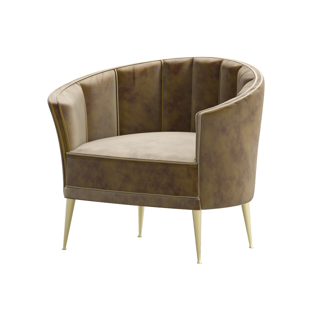 Mellow Colors 3D Model – Luxurious Furniture Set with PBR Textures - View 45