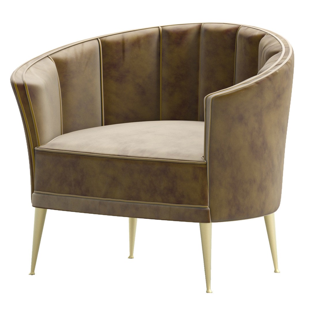 Mellow Colors 3D Model – Luxurious Furniture Set with PBR Textures - View 46