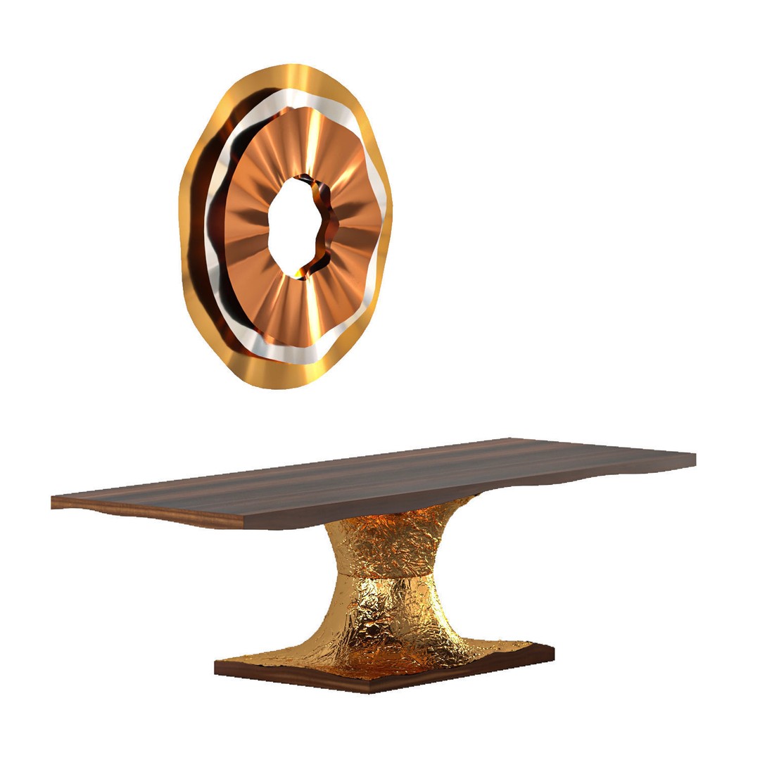 Mellow Colors 3D Model – Luxurious Furniture Set with PBR Textures - View 5