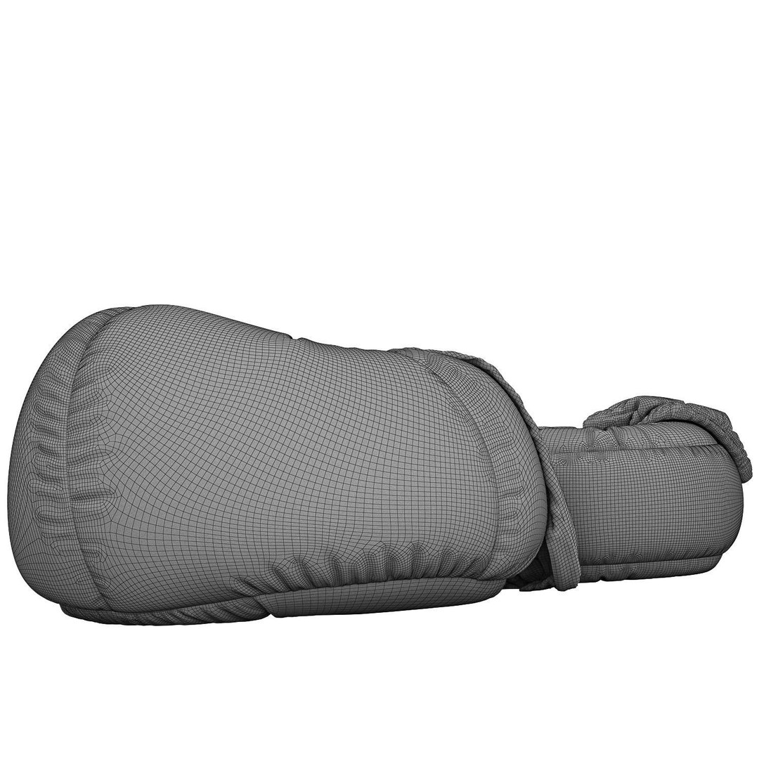 Bean Bag Chair 3D Model – Low Poly Leather Furniture Set, FBX, OBJ - View 16