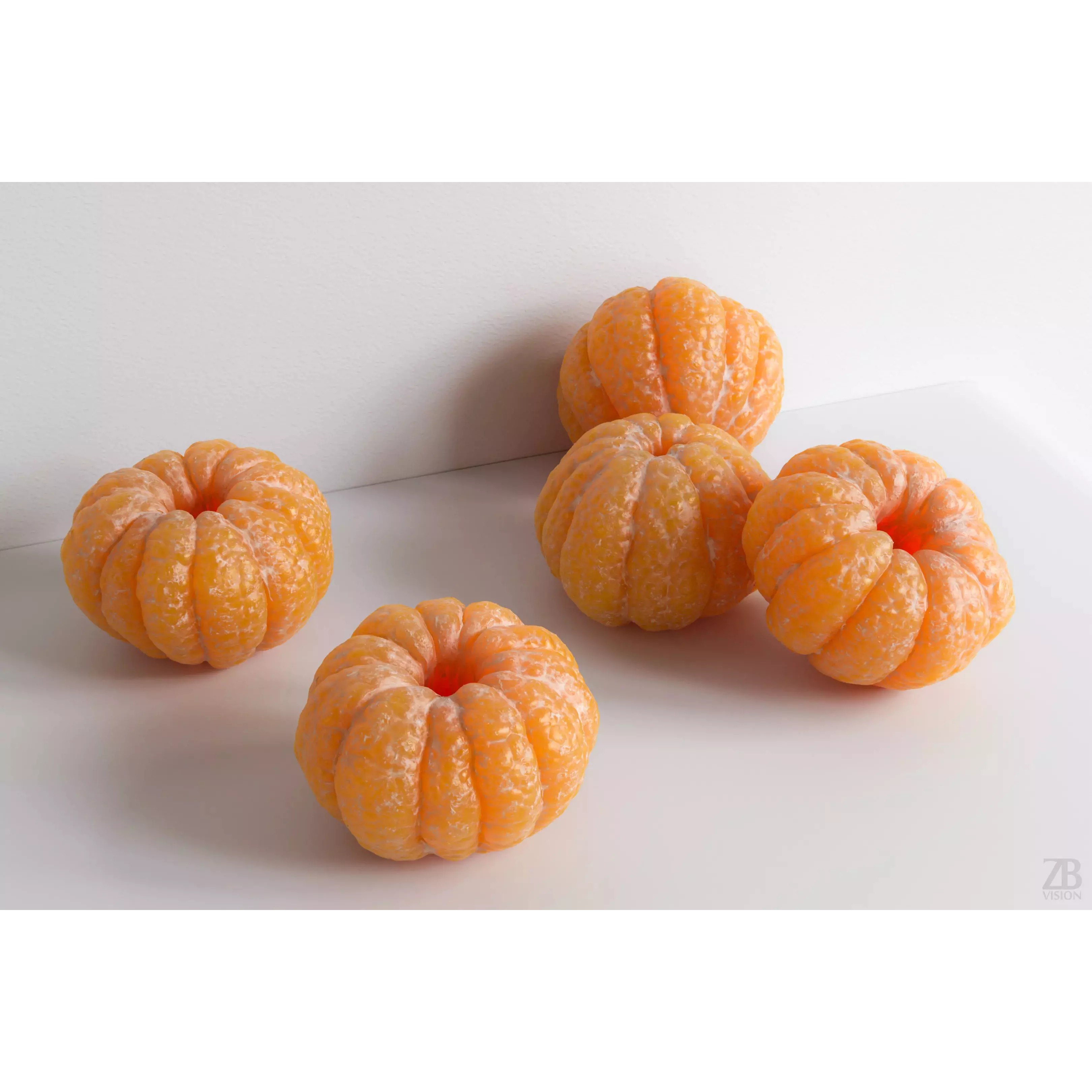 Tangelo - Photorealistic 3D Model - View 2