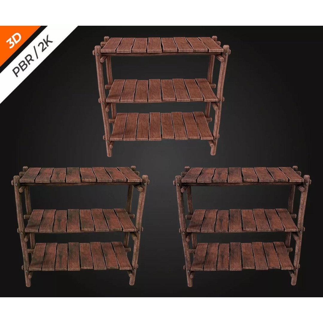 Low-Poly Barrel 3D Model – PBR Textures, FBX, Game Asset - View 10