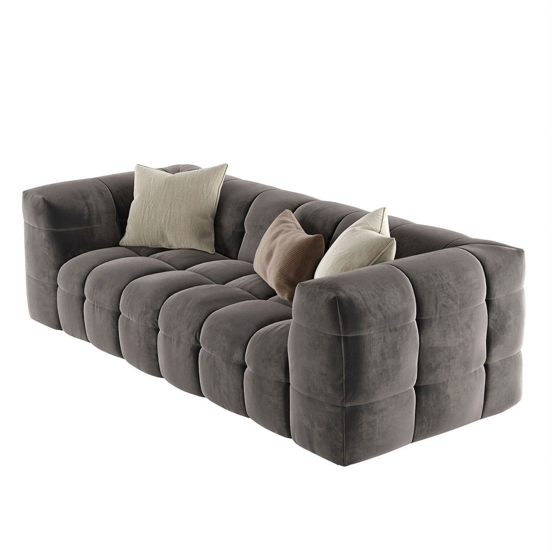 Fat Joe Sofa 3D Model – Modern Furniture Asset, PBR Textures