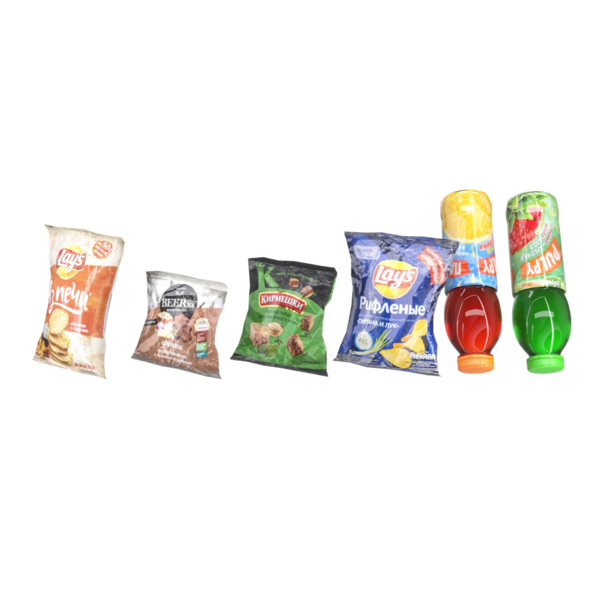 Drinks and Snacks Set - Low-Poly Game-Ready 3D Model - View 23