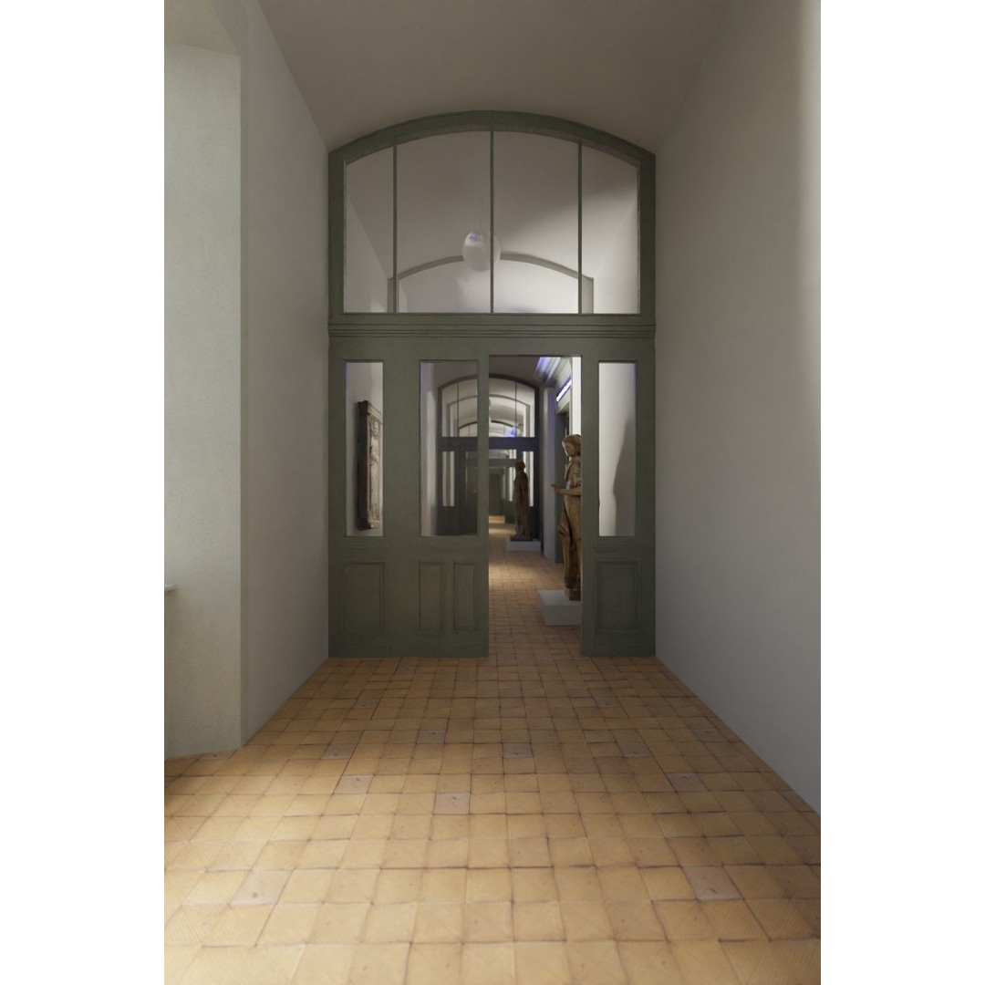 Academy of Fine Arts 3D Model – Mid Poly Architectural Interior, Blender - View 5