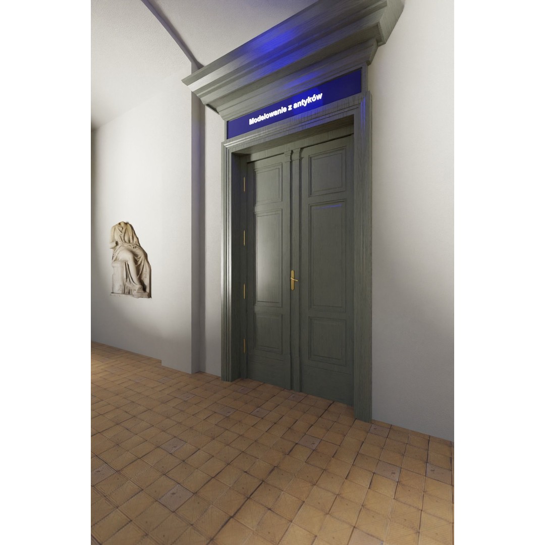 Academy of Fine Arts 3D Model – Mid Poly Architectural Interior, Blender - View 6