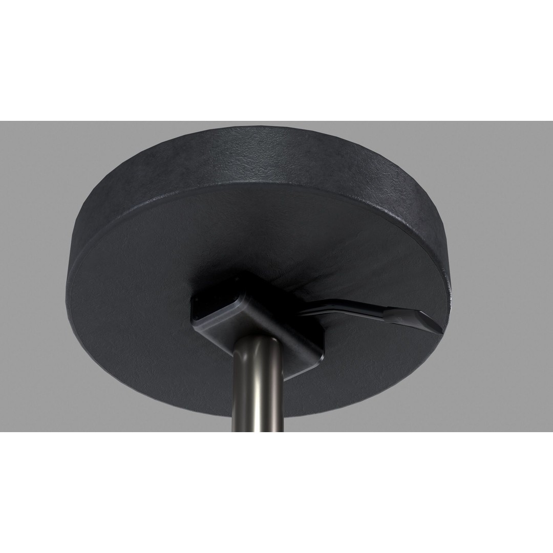 Medical Lab Stool 3D Model – Low Poly PBR Asset for Science - View 7