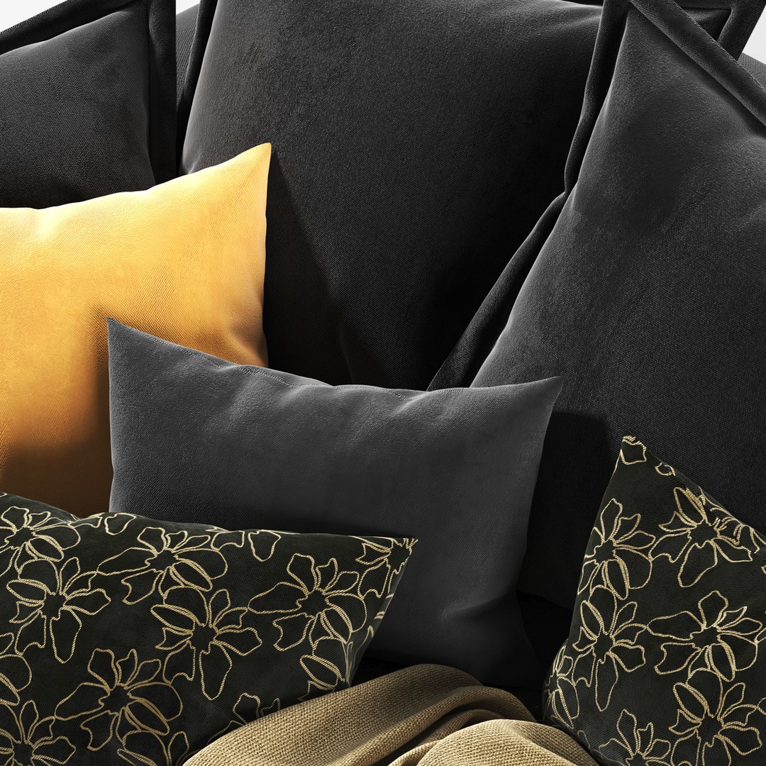 Wodge2 Sofa 3D Model – Modern Furniture Asset with Textures - View 13