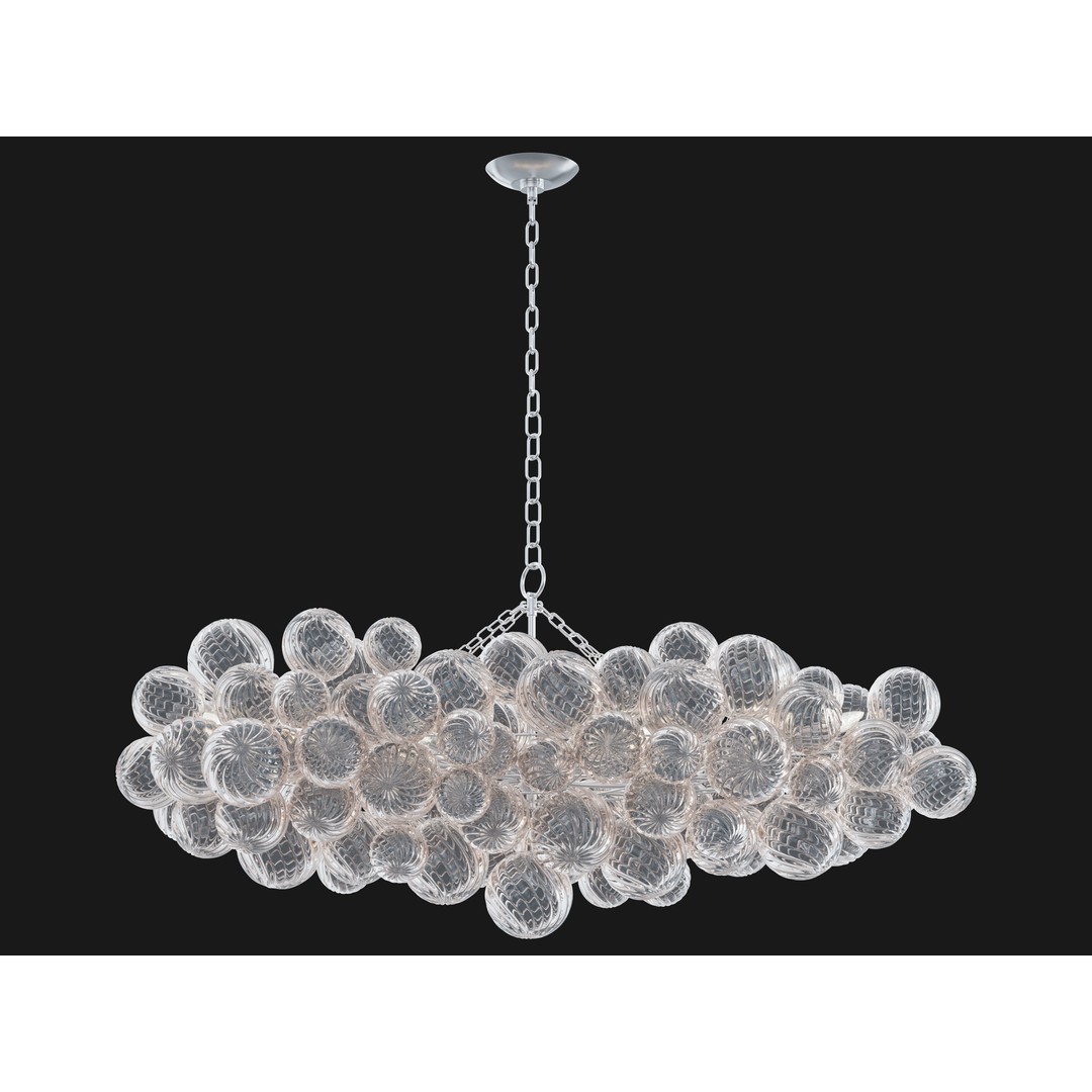 RH Talia Linear Chandelier 63 3D Model – Modern Lighting Fixture, FBX/OBJ - View 5