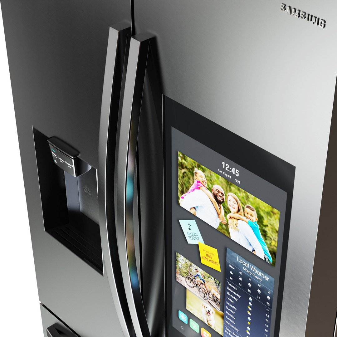 Samsung Appliances Collection 3D Model – Kitchenware Bundle, FBX, OBJ - View 3