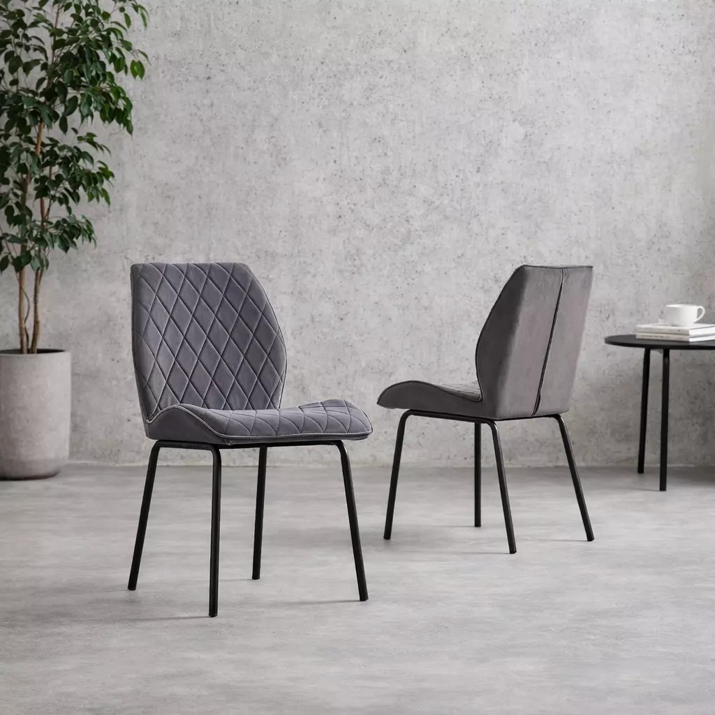 Dining Chair 3D Model – Modern Low-Poly Design, FBX, PBR - View 2