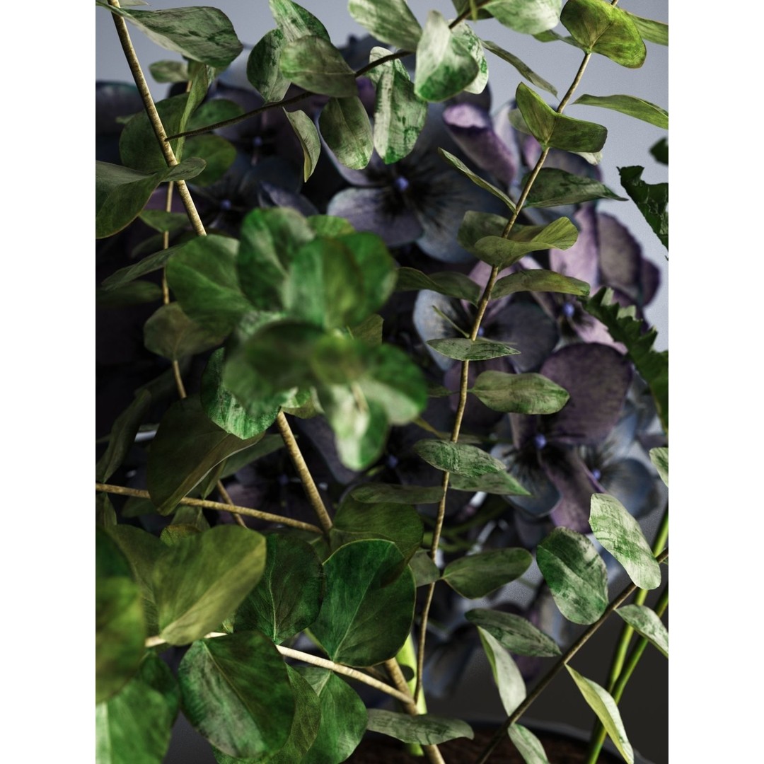 Vase Set 108 3D Model – Detailed Design, PBR Textures, OBJ, FBX - View 4