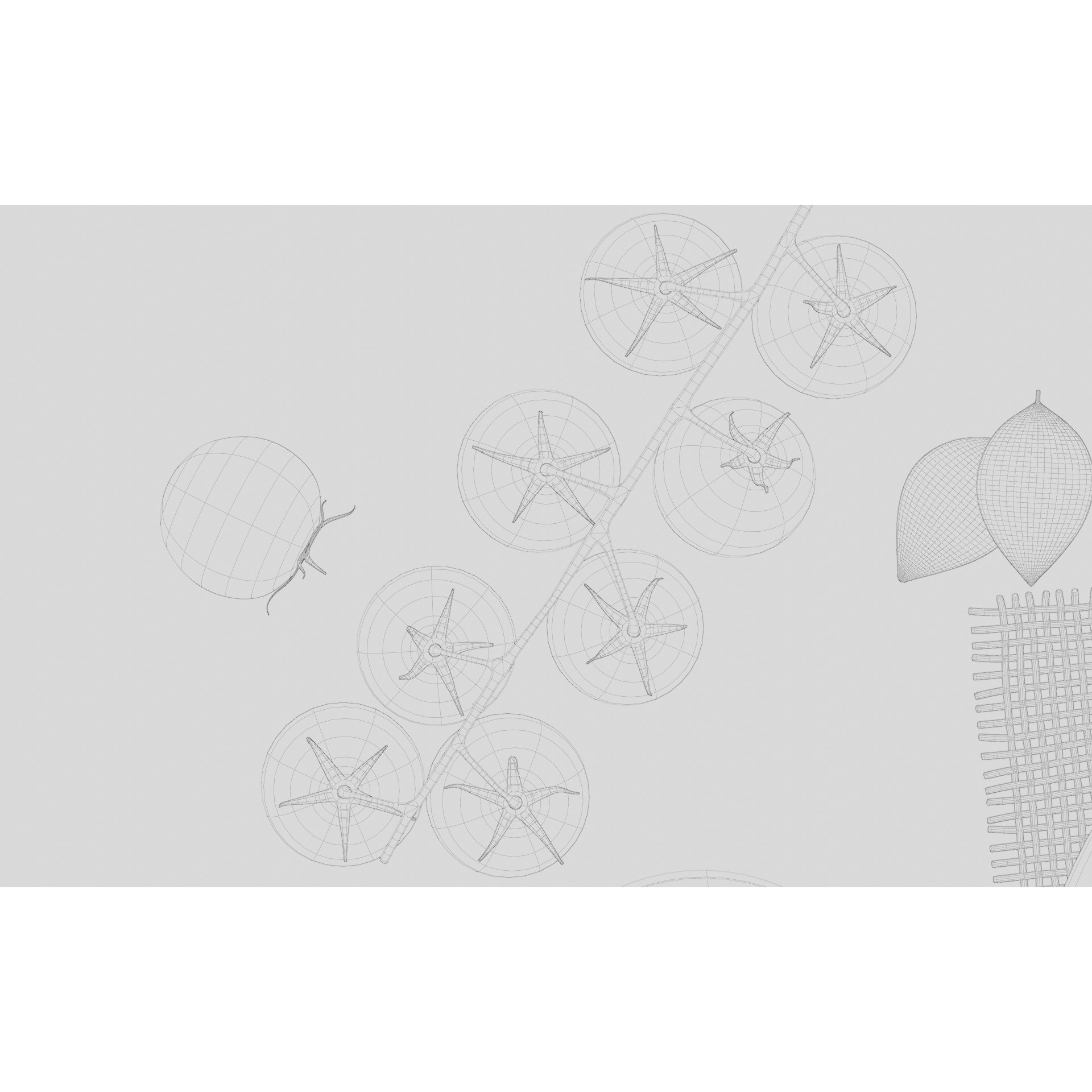 Pasta Plate Scene - Game-Ready 3D Model - View 16