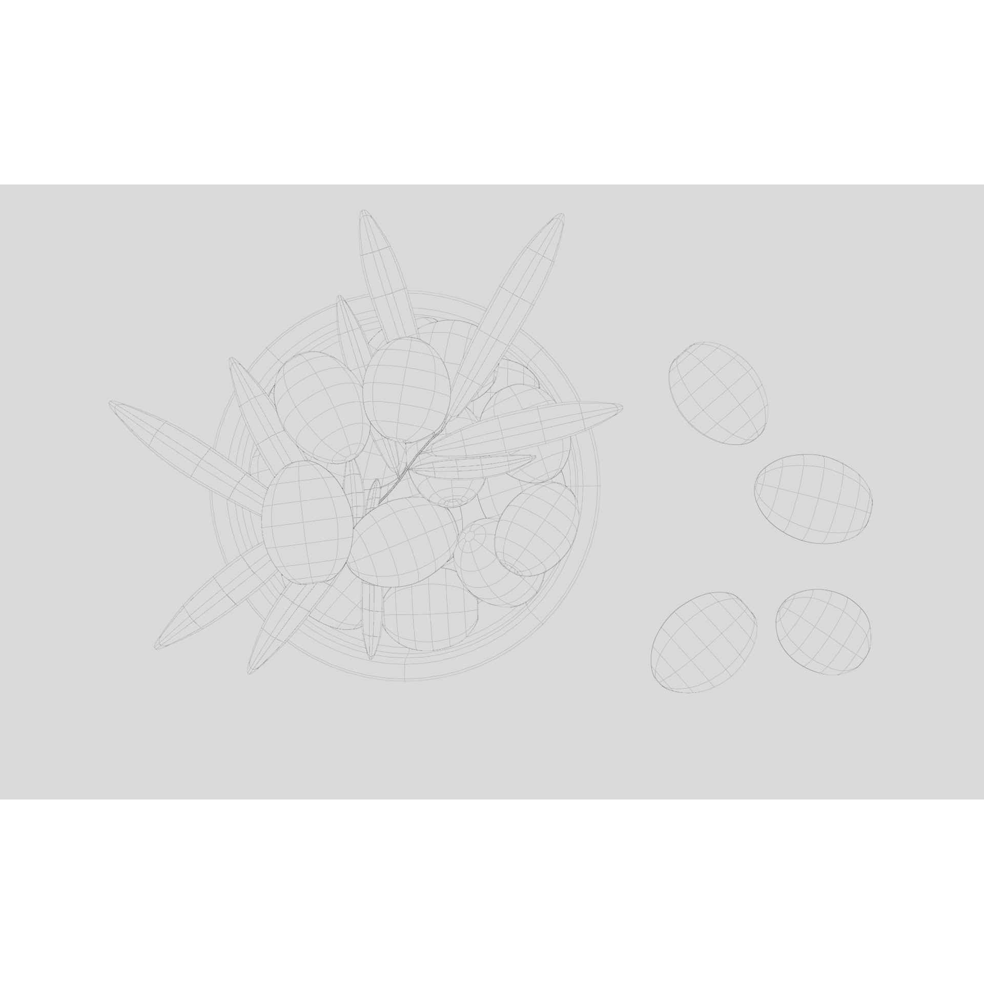 Pasta Plate Scene - Game-Ready 3D Model - View 17