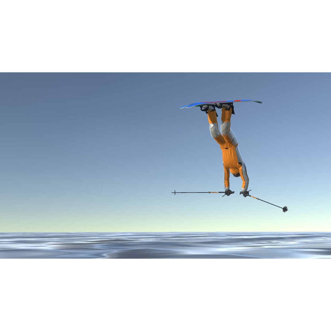 Skiing Player 3D Model – Rigged Animation Pack with 50 Actions - View 11