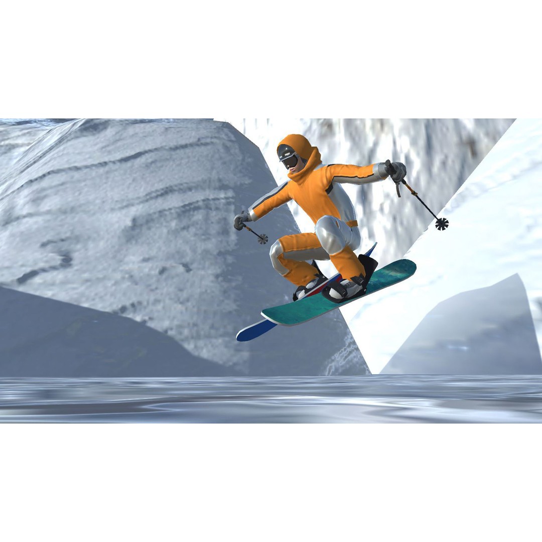 Skiing Player 3D Model – Rigged Animation Pack with 50 Actions - View 12