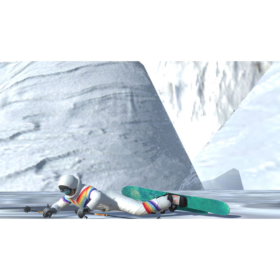 Skiing Player 3D Model – Rigged Animation Pack with 50 Actions - View 3