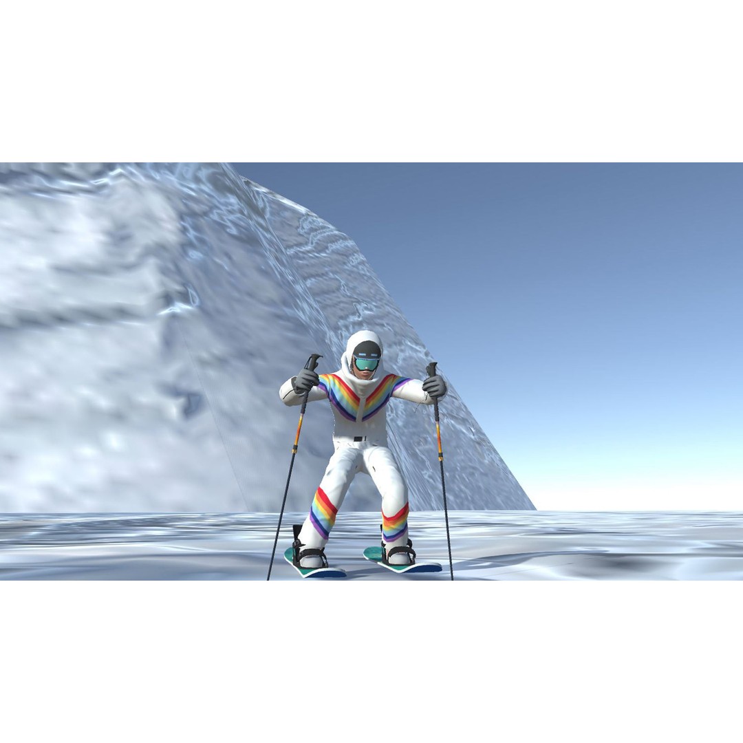 Skiing Player 3D Model – Rigged Animation Pack with 50 Actions - View 4