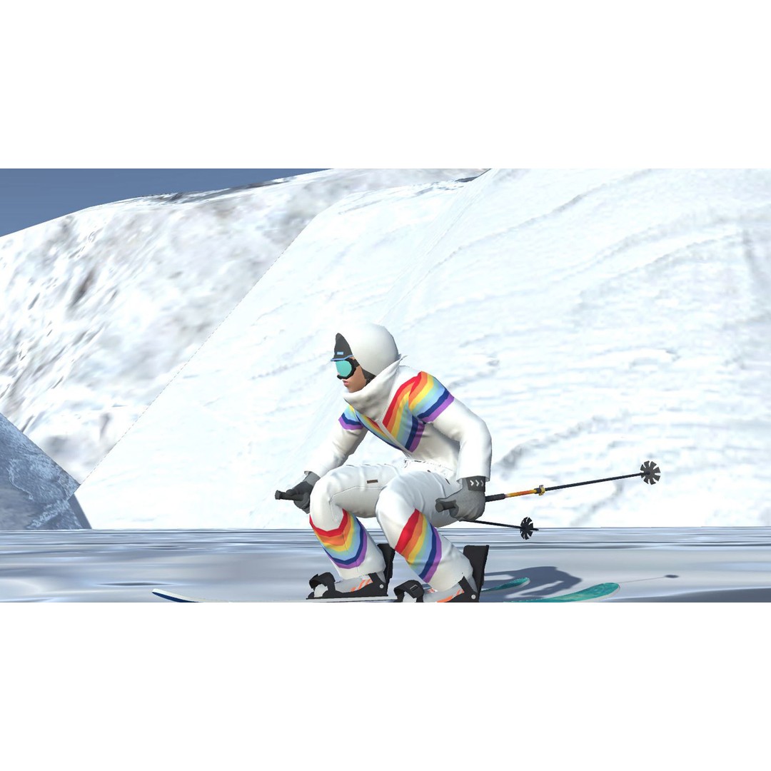 Skiing Player 3D Model – Rigged Animation Pack with 50 Actions - View 7