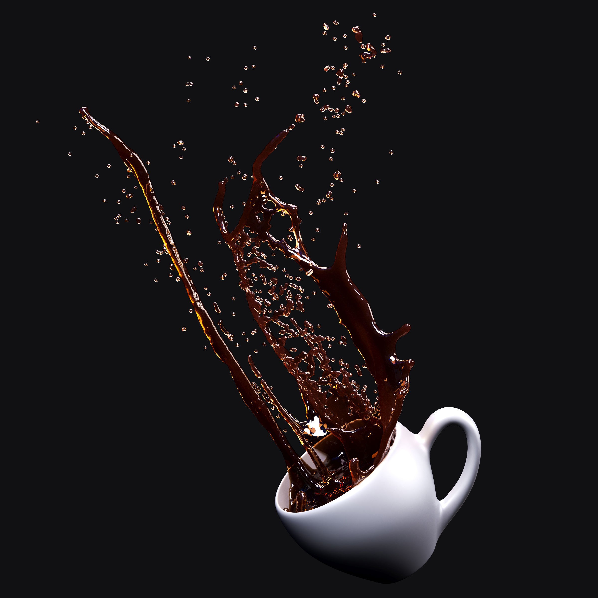 9 Water Splashes Collection - Game-Ready 3D Model - View 11