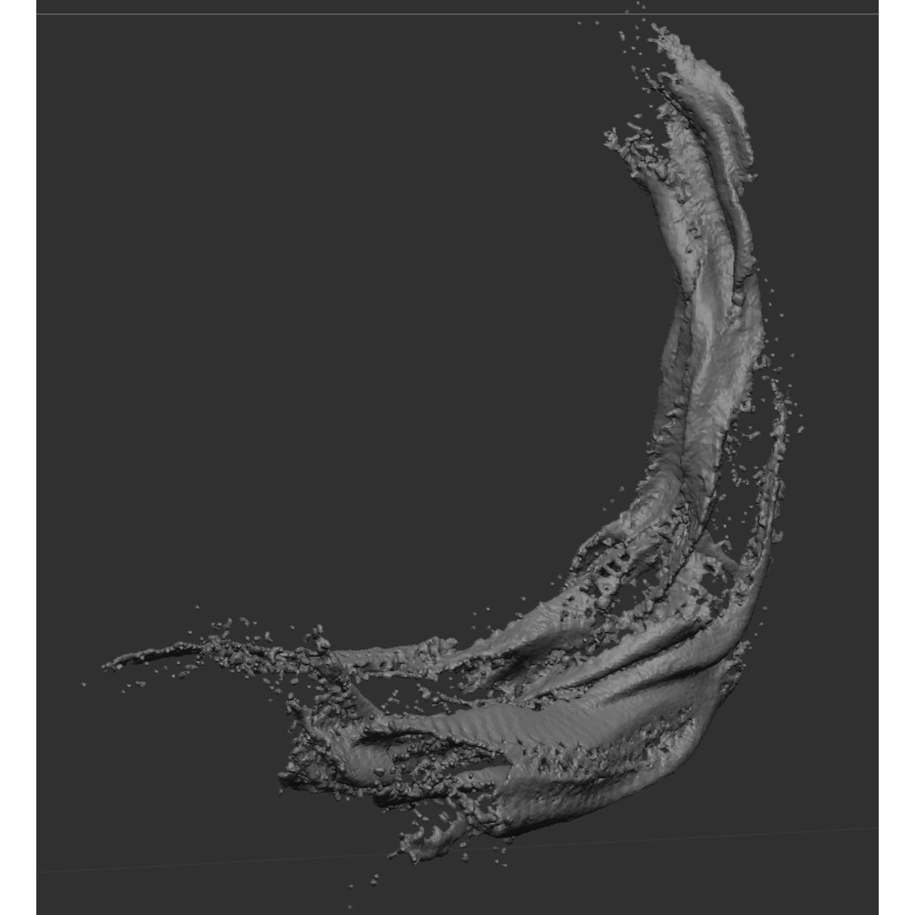 9 Water Splashes Collection - Game-Ready 3D Model - View 19