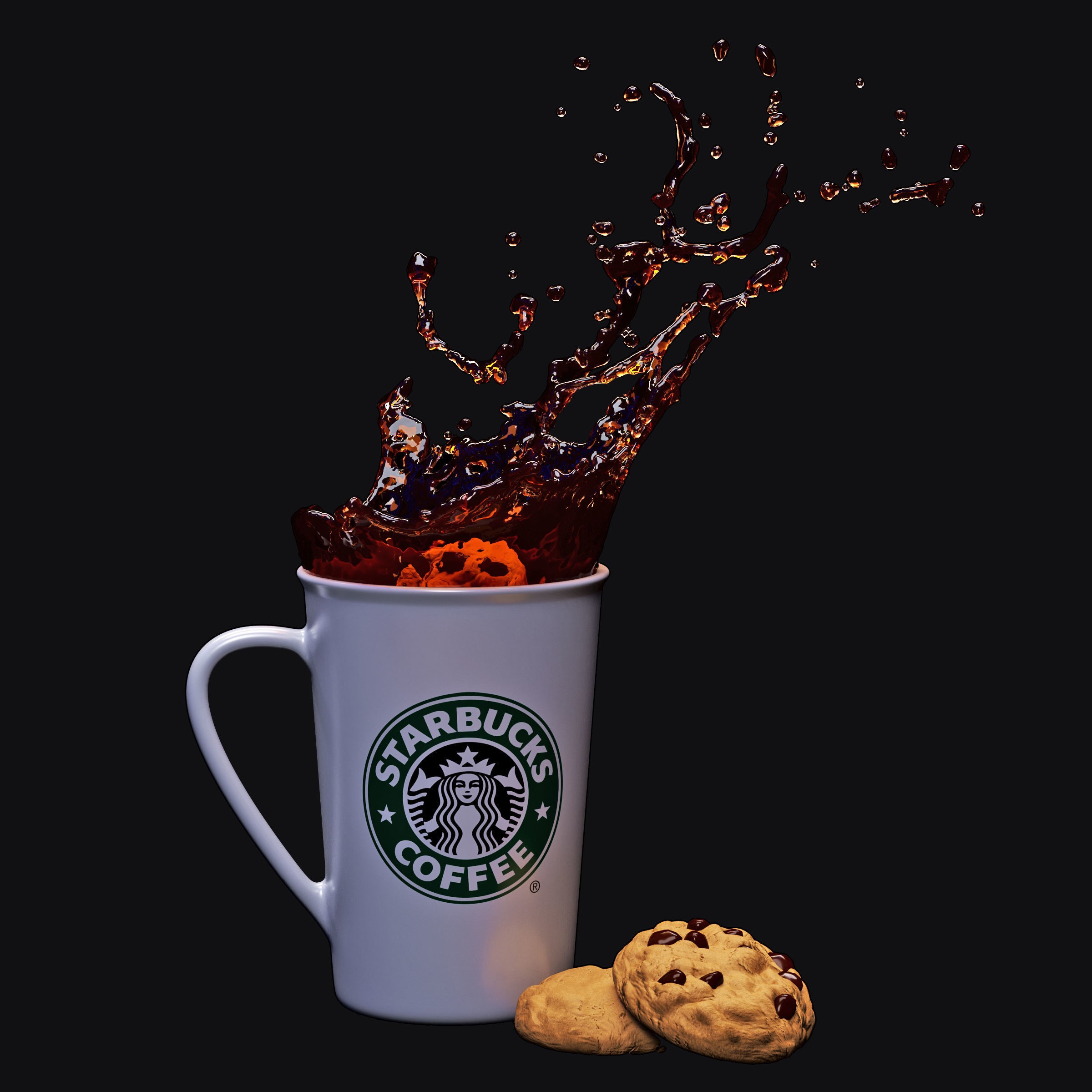 9 Water Splashes Collection - Game-Ready 3D Model - View 8