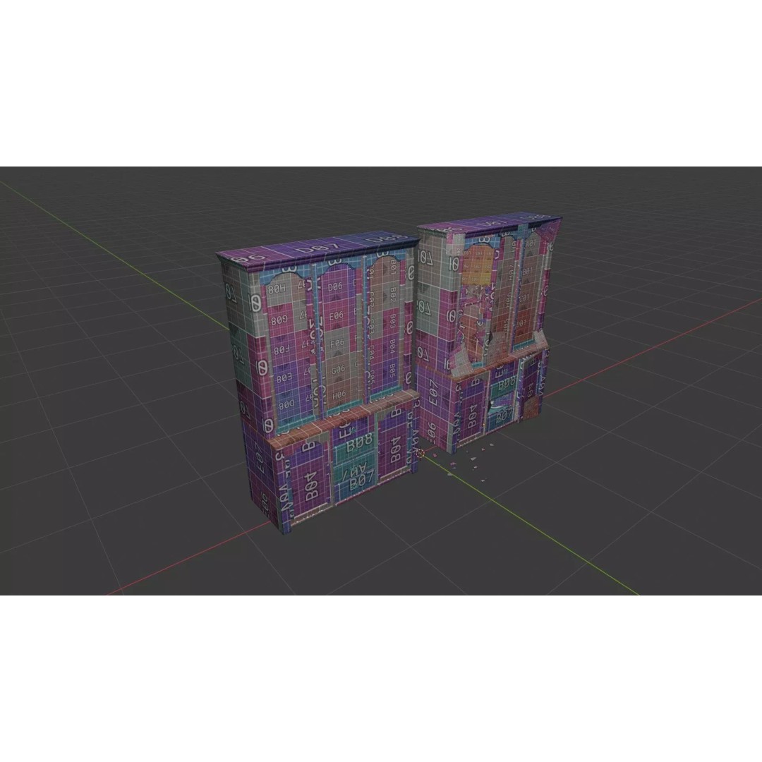 Old Hutch 3D Model – Low Poly Furniture Asset, FBX, PBR Textures - View 16