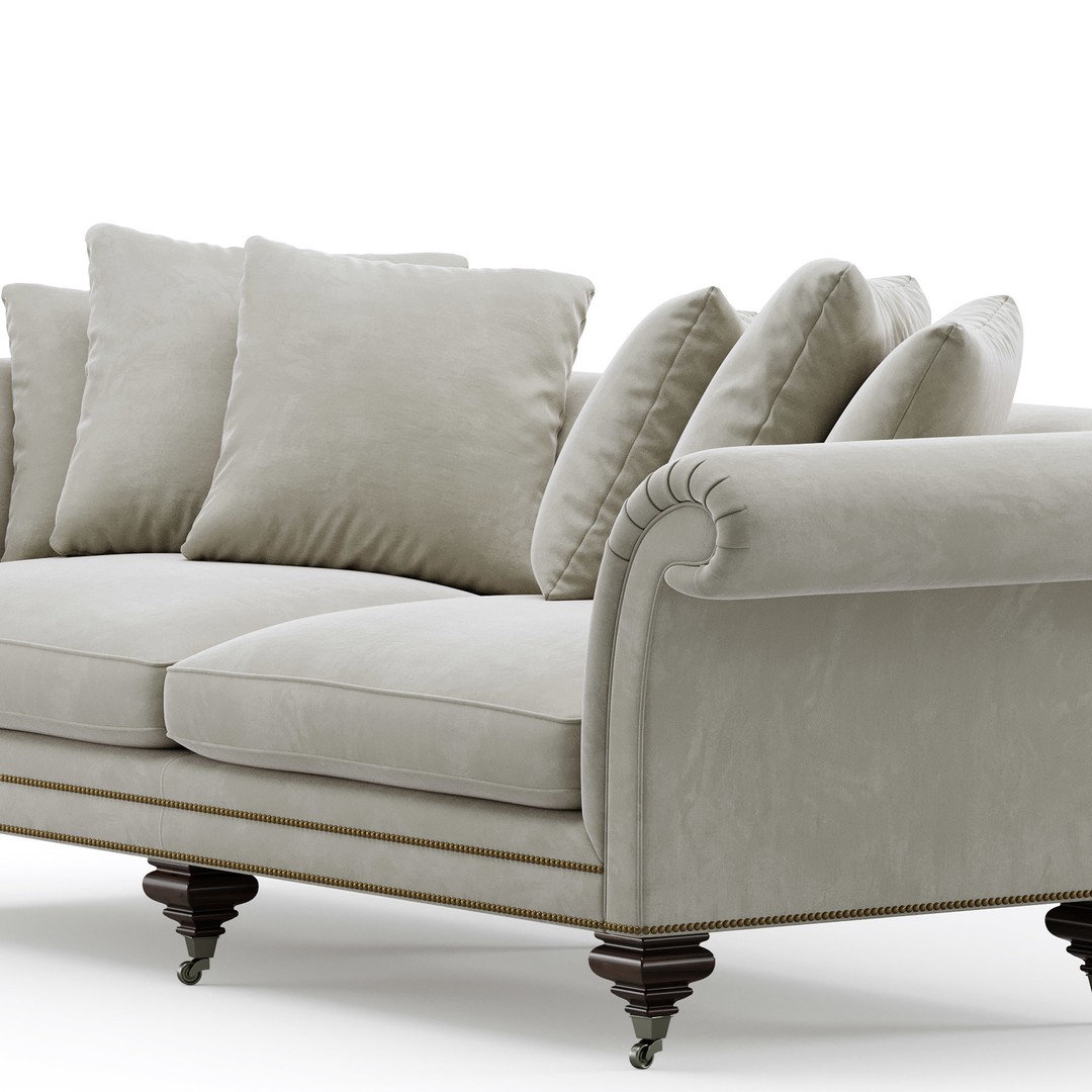 Ralph Lauren Heiress Sofa 3D Model – High Poly PBR Game Asset, FBX - View 5