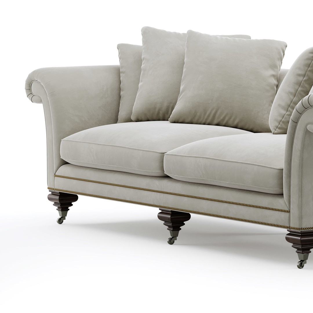 Ralph Lauren Heiress Sofa 3D Model – High Poly PBR Game Asset, FBX - View 6