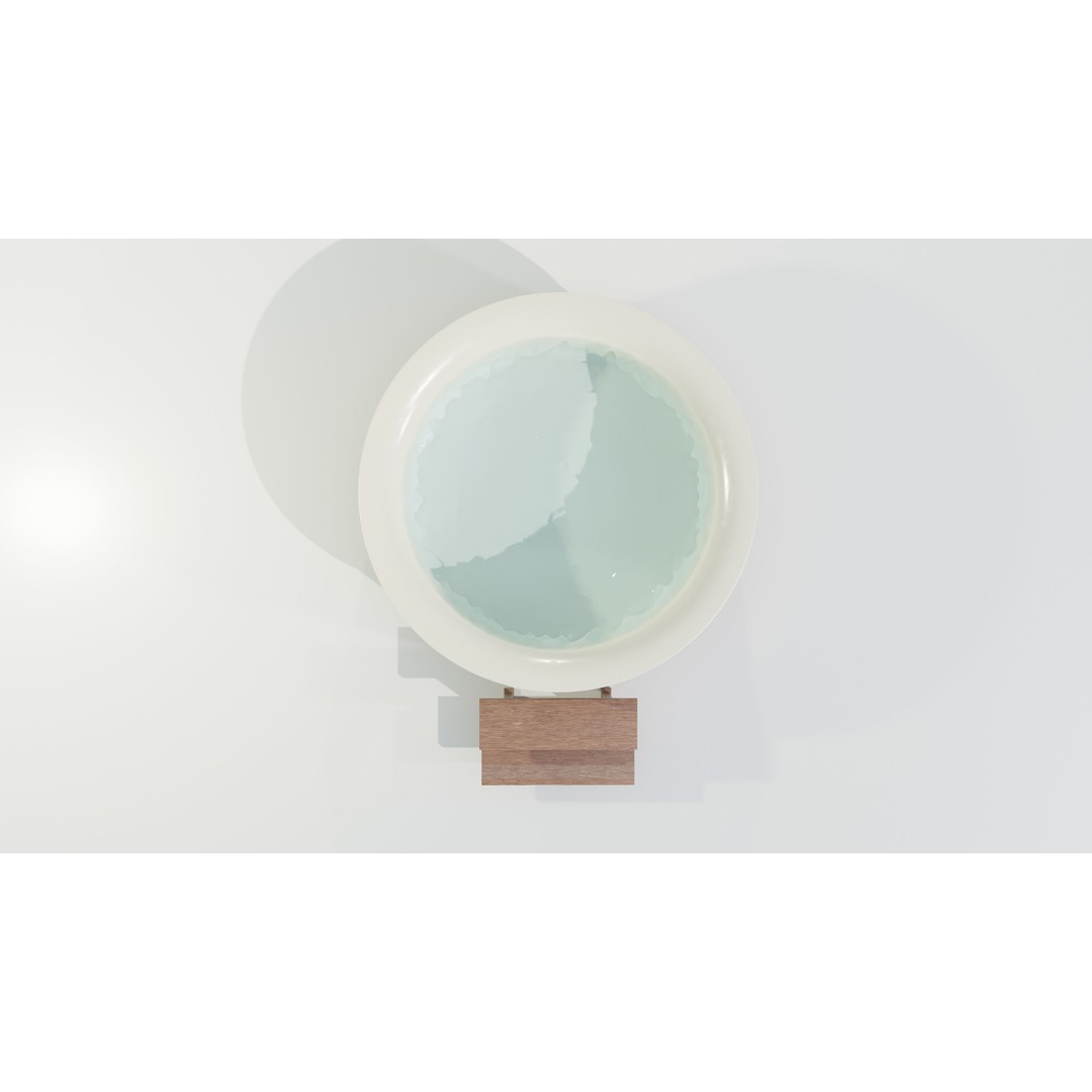 Hot Tub 3D Model – Realistic Outdoor Furniture with PBR Textures - View 11