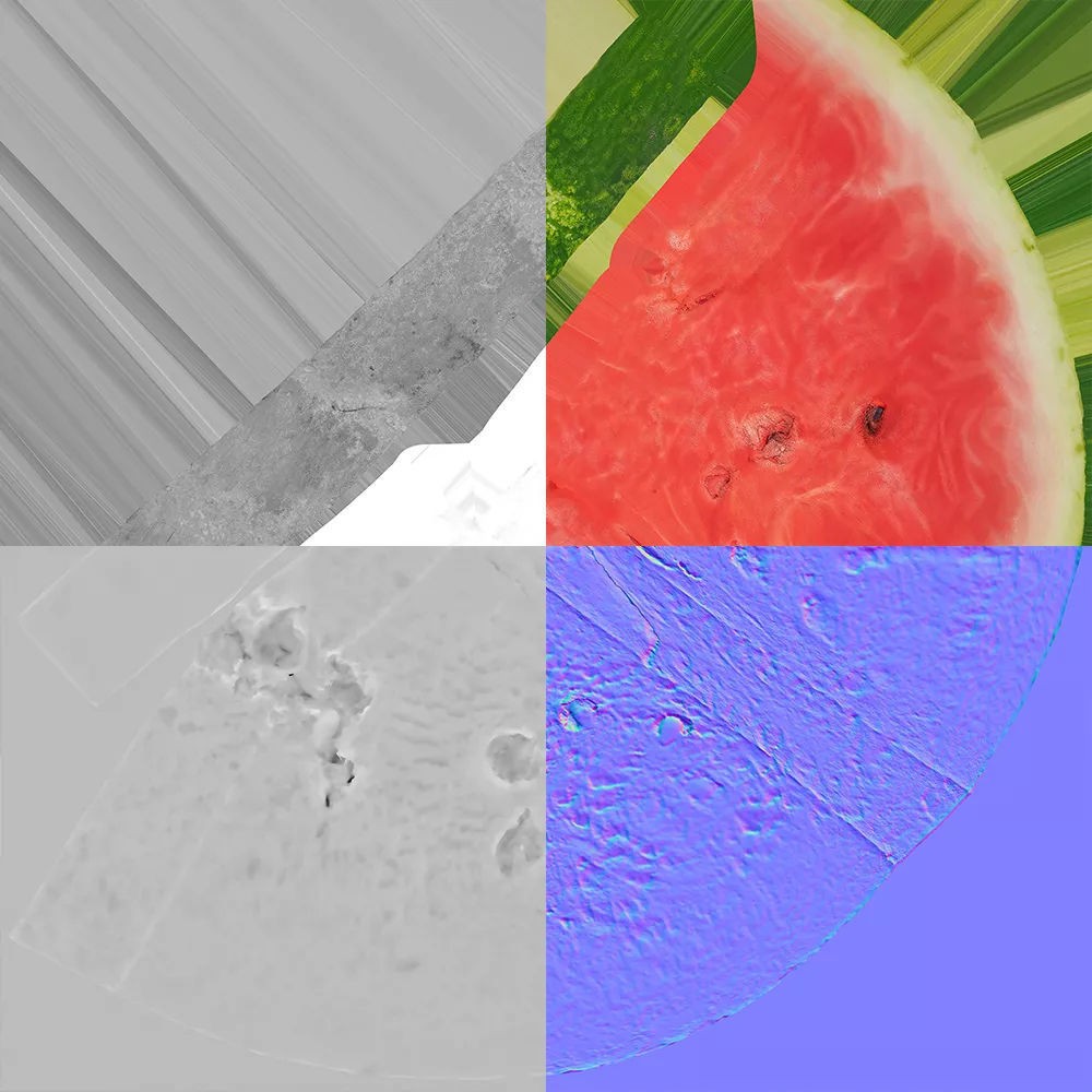 Watermelon Slice - Photorealistic 3D Model - View 10