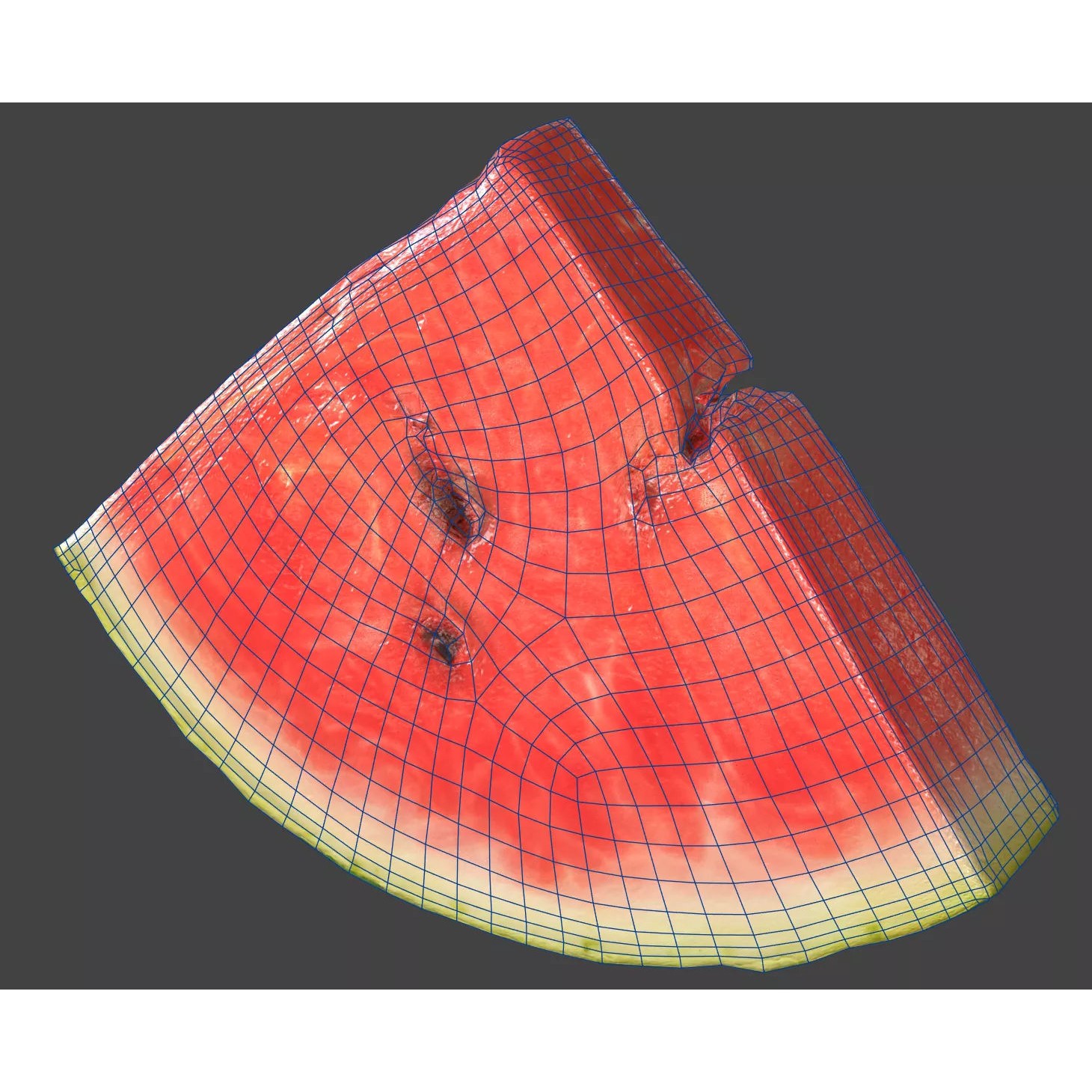 Watermelon Slice - Photorealistic 3D Model - View 8