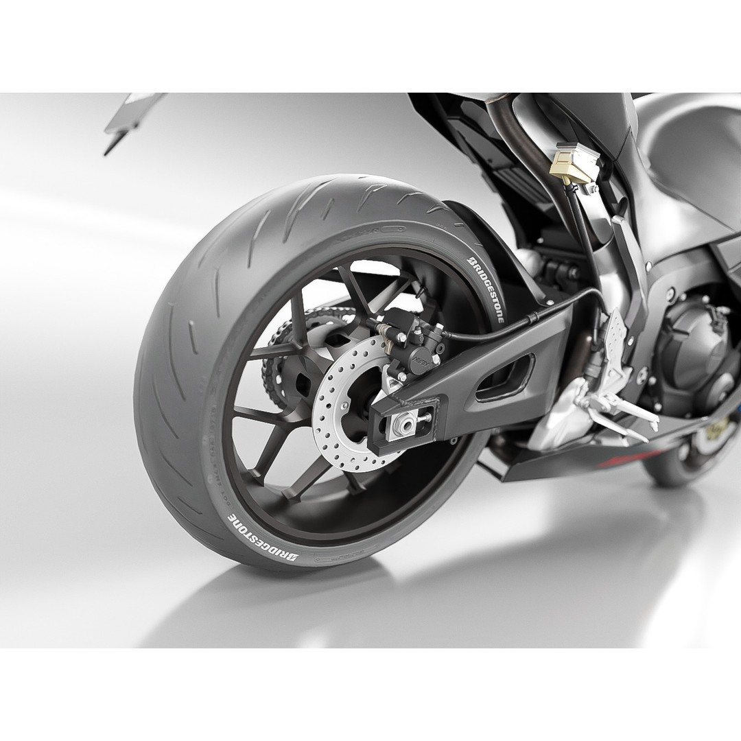 HONDA CBR 600 RR 2018 3D Model – High Poly PBR Motorcycle, FBX - View 10