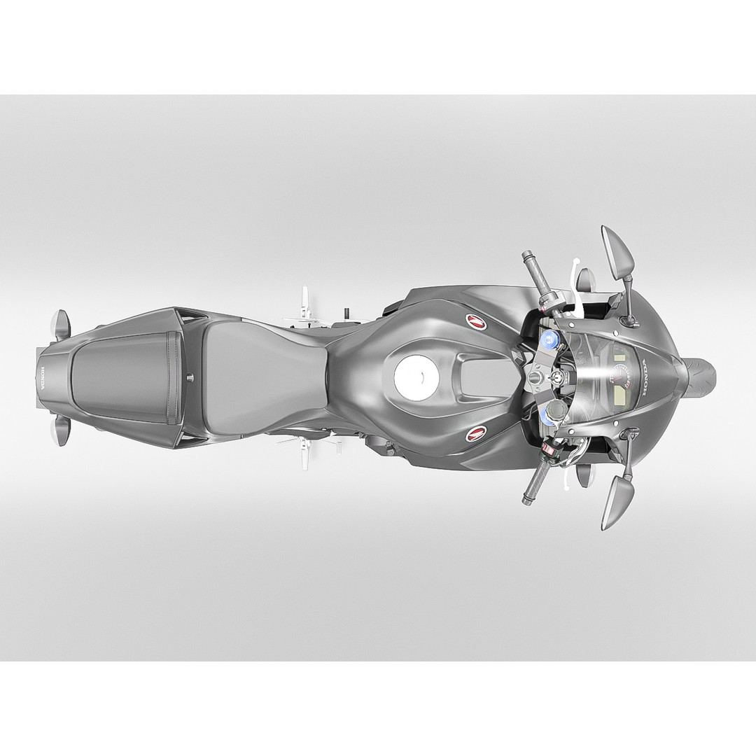 HONDA CBR 600 RR 2018 3D Model – High Poly PBR Motorcycle, FBX - View 12