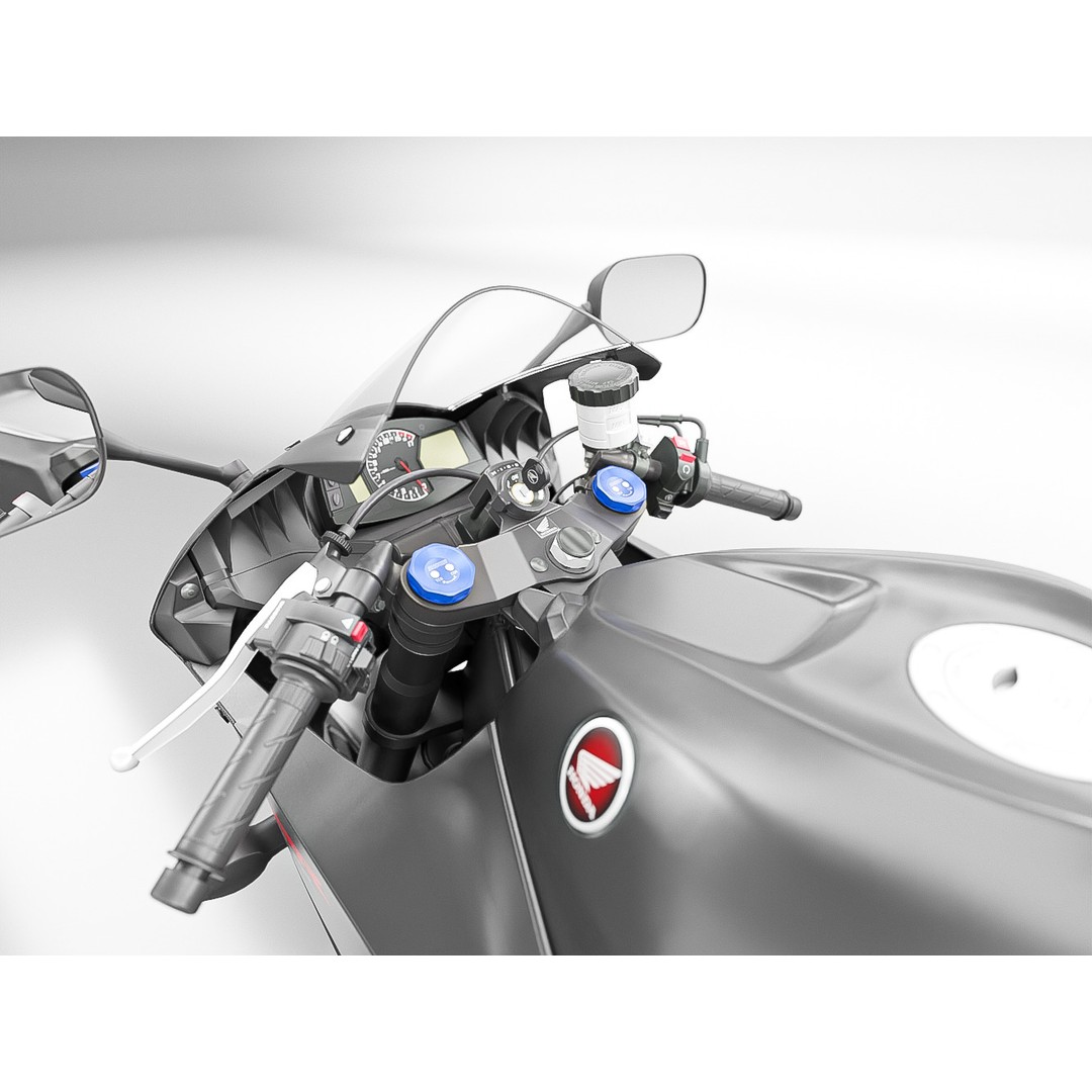 HONDA CBR 600 RR 2018 3D Model – High Poly PBR Motorcycle, FBX - View 13
