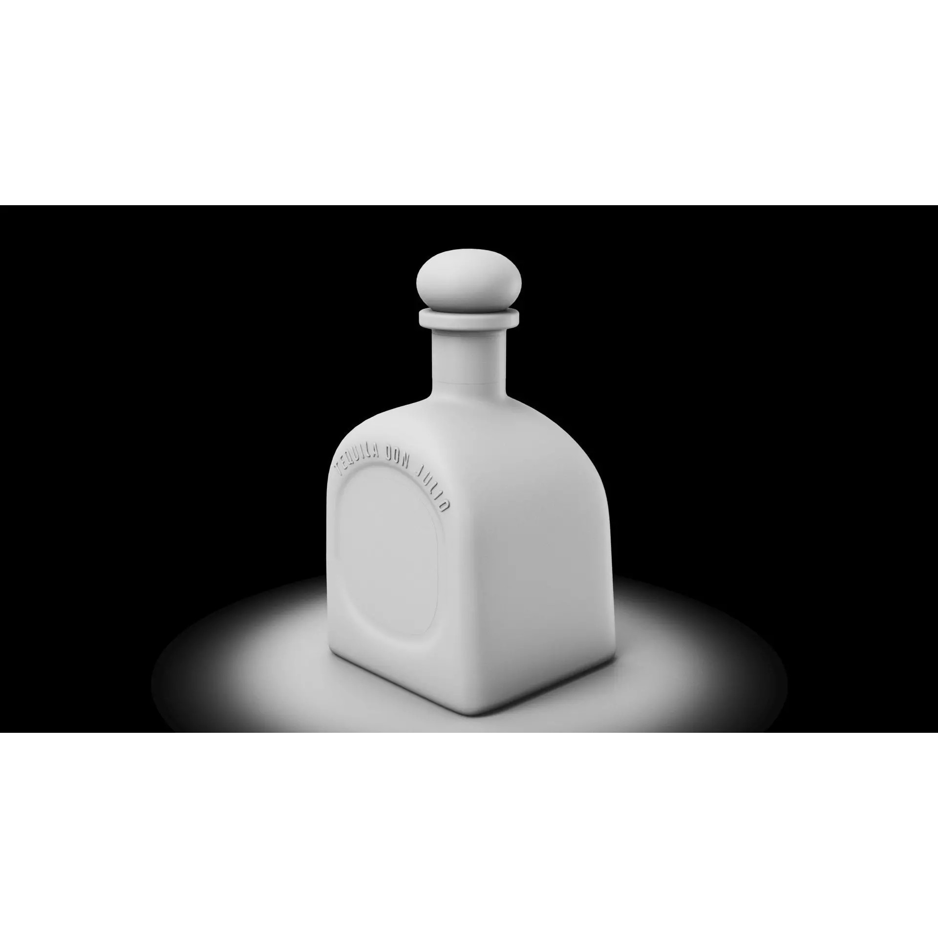 Tequila Don Julio Reposado - Game-Ready 3D Model