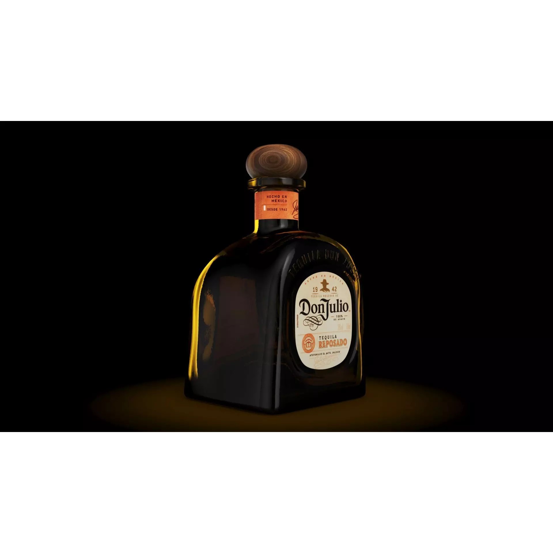Tequila Don Julio Reposado - Game-Ready 3D Model - View 11