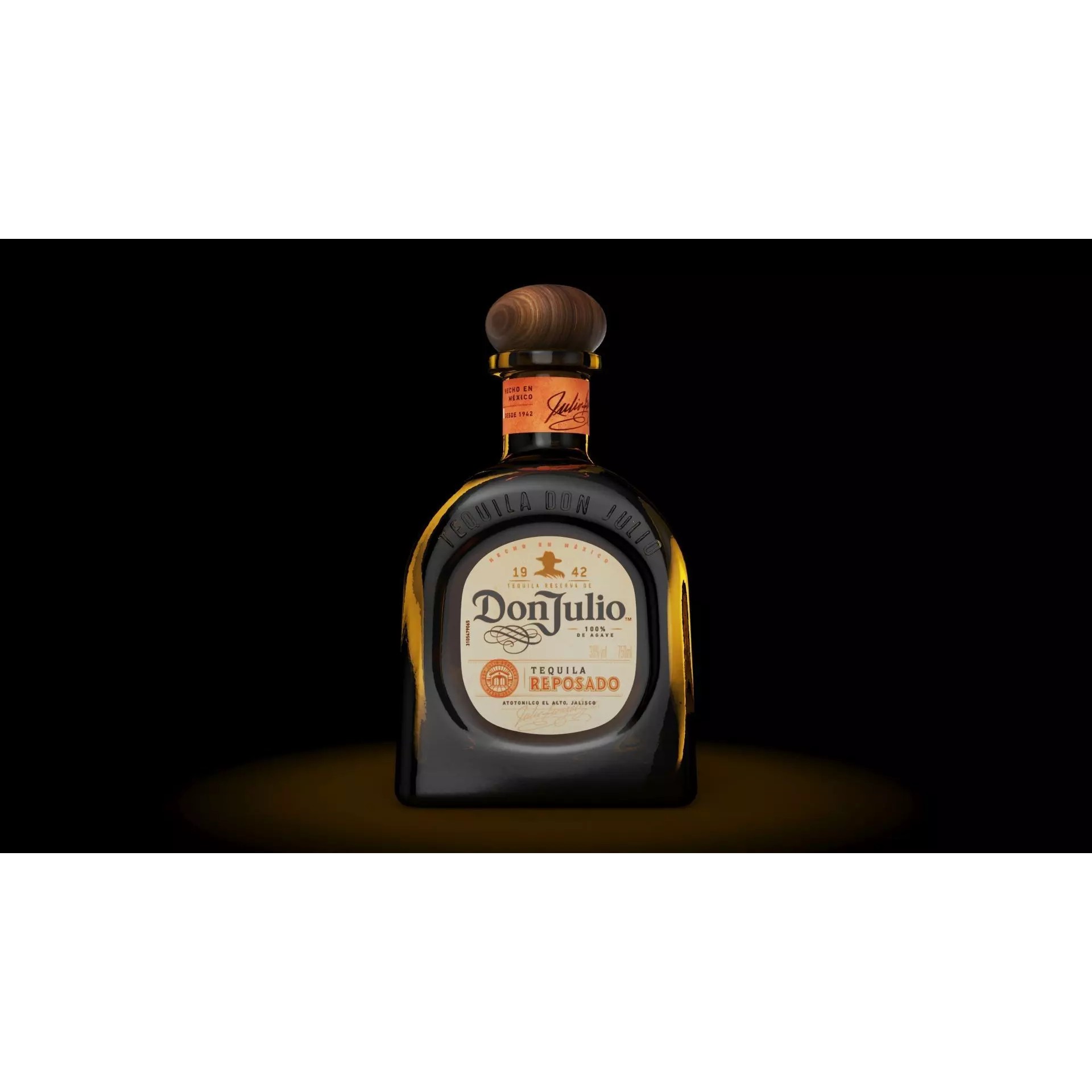 Tequila Don Julio Reposado - Game-Ready 3D Model - View 3