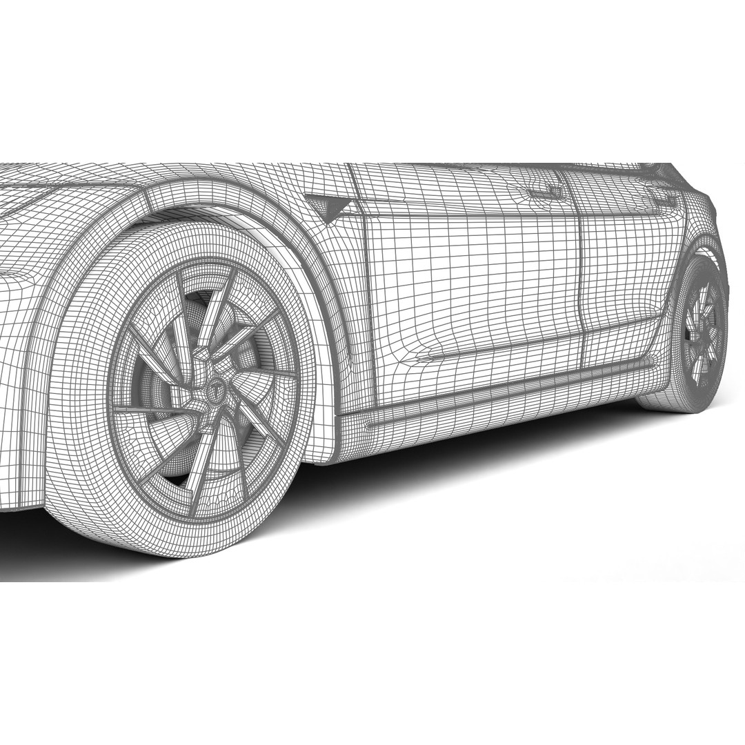 Tesla Model 3 Performance 2025 3D Model – High Poly Rigged Vehicle, FBX, Blender - View 38